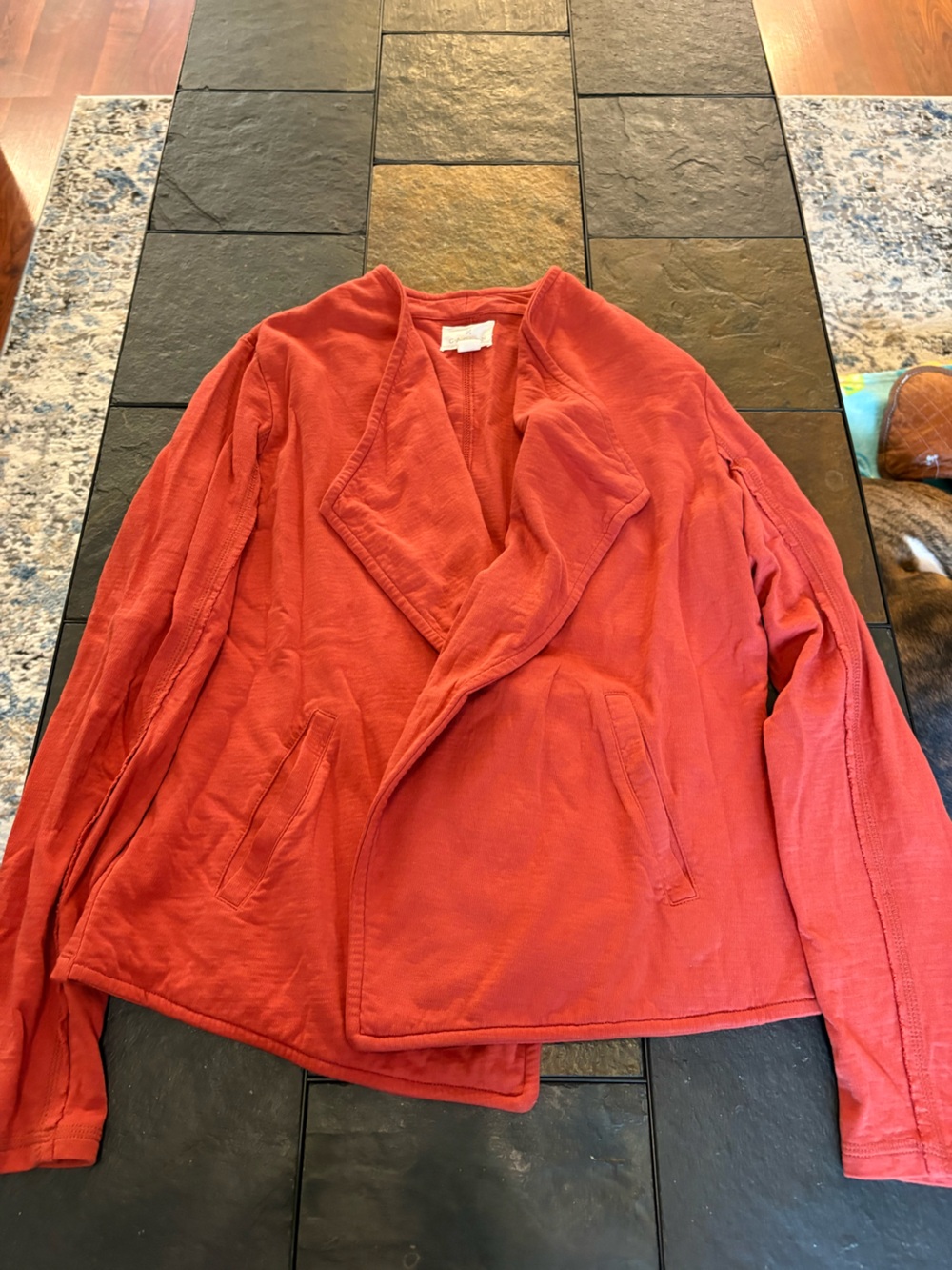 Caslon Coral-Red Men's Lightweight Shirt Jacket